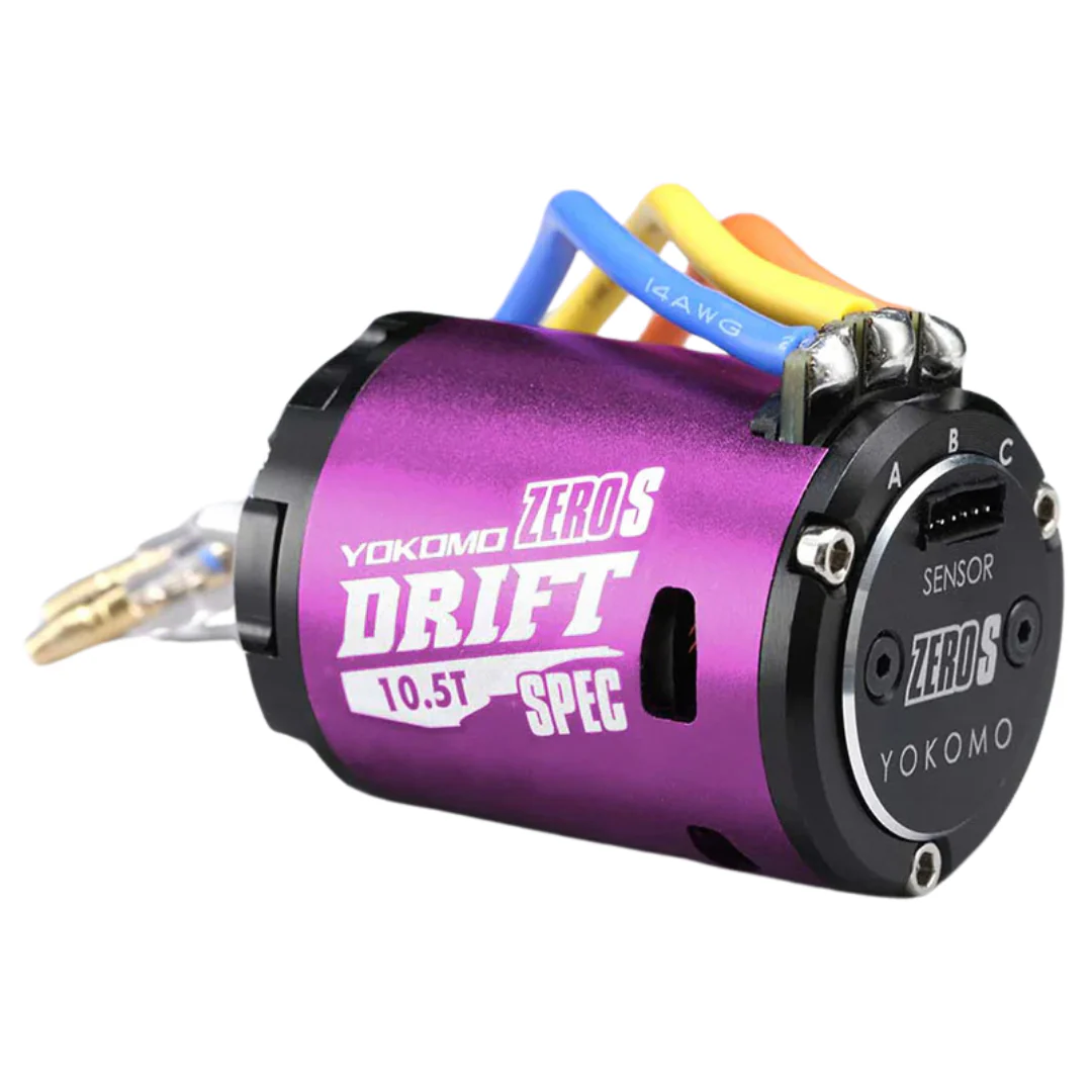 Yokomo ZERO S Brushless Motor 10.5T with Sensor Purple [YM-S105DP]