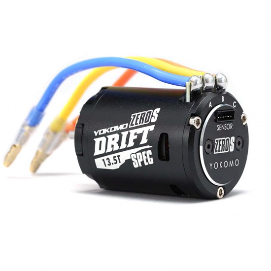 Yokomo ZERO S Brushless Motor 13.5T with Sensor Black [YM-S135DB]