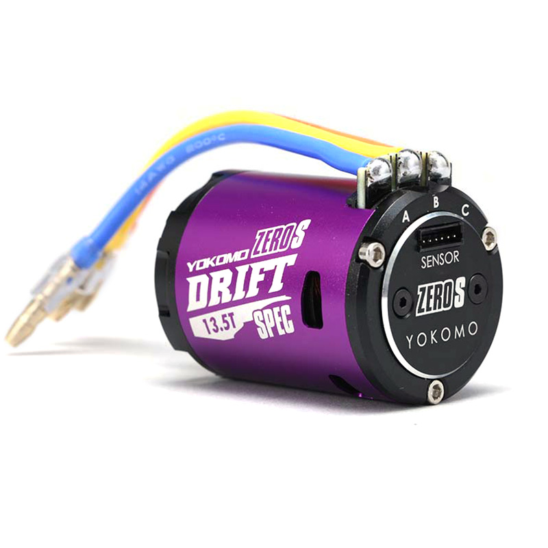 Yokomo ZERO S Brushless Motor 10.5T with Sensor Purple [YM-S135DP]