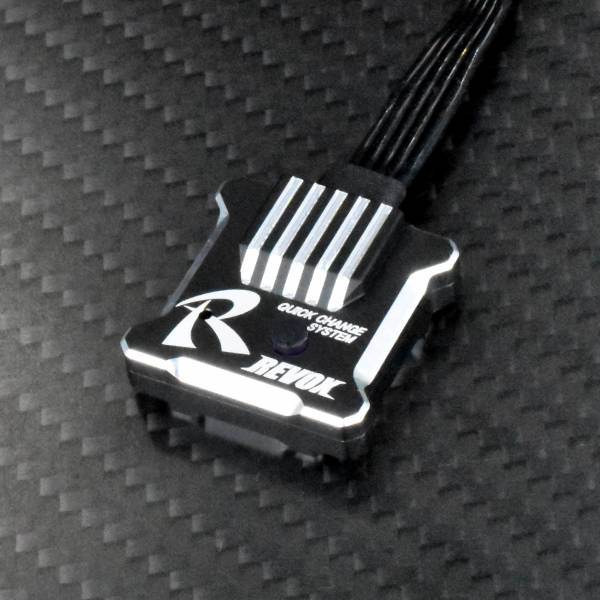 Reve D Steering Gyro for RWD Drift Car REVOX Black (3ch only) [RG-RVXB]