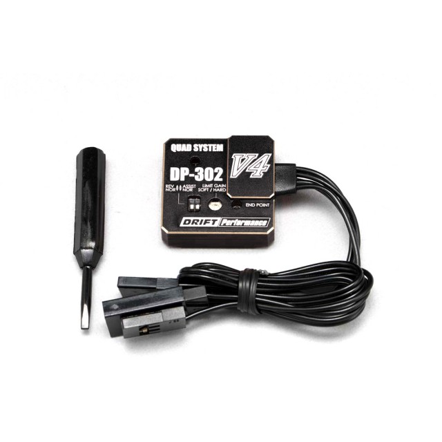 Yokomo Steering Gyro DP-302V4 Black [DPP-302V4B]