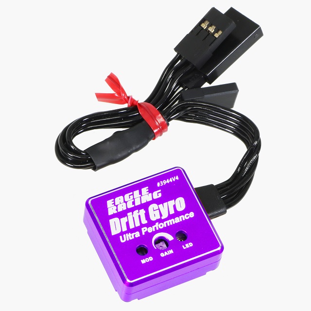 Eagle Model SP Rate Gyro V4 Futaba Wire with Aluminum Case Purple [EG-3944V4-PU]