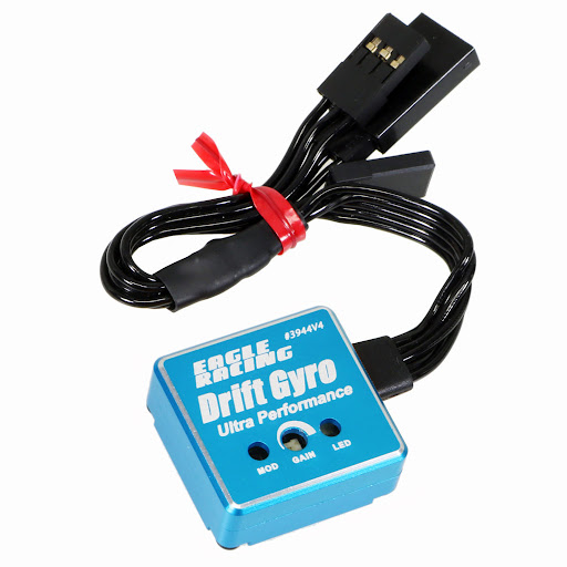 Eagle Model SP Rate Gyro V4 Futaba Wire with Aluminum Case Blue [EG-3944V4-LB+]