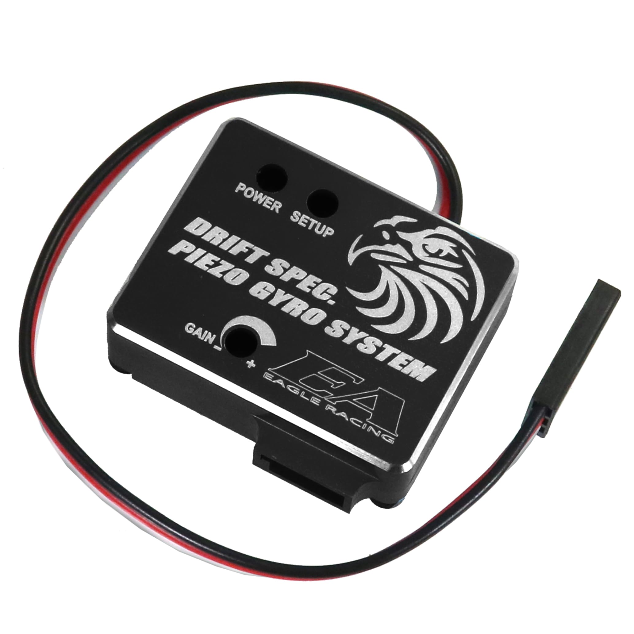 Eagle Model Piezo Gyro with AL Case Black [EG-3944AL-U2-BK]