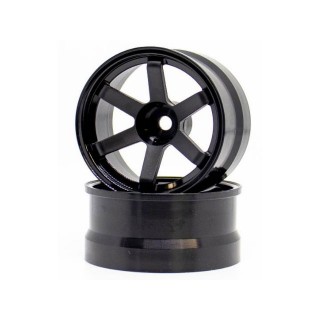Shibata 37 wheel offset +9 (2 pieces) black [R31W427]
