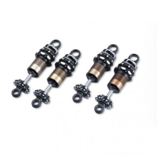 Overdose High-grade shock set spec4 total length adjustable type 4 pieces Black [OD3902]