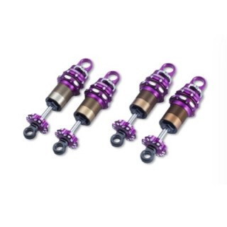 Overdose High-grade shock set spec4 total length adjustable type 4 pieces Purple [OD3900]