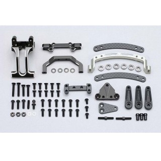 Yokomo Lightweight Slide Rack Set Black for YD2E/S/Z Series [Y2-202SLB]