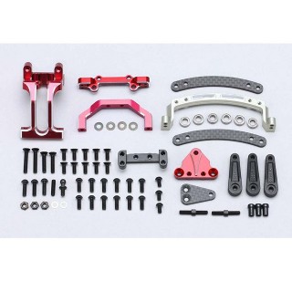 Yokomo Lightweight Slide Rack Set Red for YD2E/S/Z Series [Y2-202SLR]