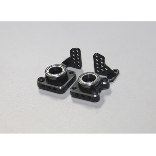 Rhino Racing Shark Rear Upright Set(Black) [RR-1500B]