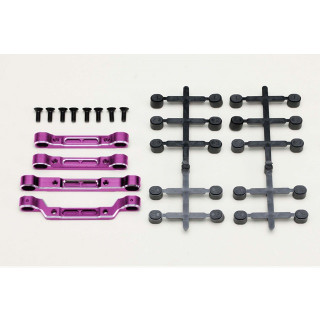 Yokomo Aluminum Adjustable Suspension Mount Set Purple [RD-301ASP]