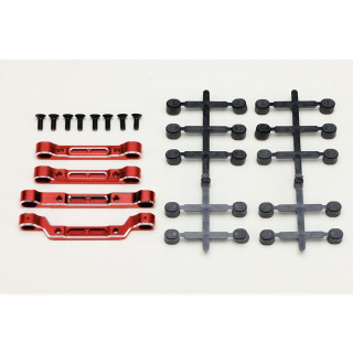 Yokomo Aluminum Adjustable Suspension Mount Set Red [RD-301ASR]