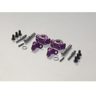Rhino Racing SHARK Steering Knuckle Set(Purple) [RR-1400P]