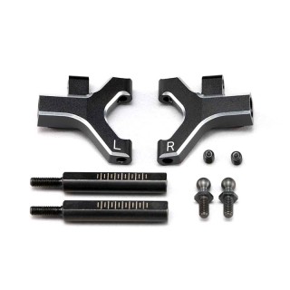 Yokomo Front lower short A-arm set (Black specification, chamfered) (for YD-2) [Y2-008FSCA]