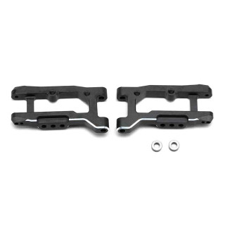 Yokomo Aluminium rear H-arm weight specification Black [Y2-008RAW]