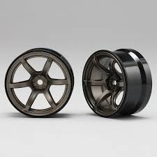 Yokomo RP Drift Wheel High Traction Offset 6 Titanium [RP-6313T6A]