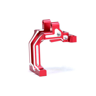 Yokomo Integrated lightweight bulkhead aluminum Red [Y2-302DRLA]