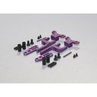 Rhino Racing Shark Rear H-arm Adapter Set (Purple) [RR-1600P]