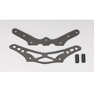 Yokomo Graphite bumper/bumper brace for YD-2 Series [Y2-001GBA]