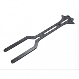 TN Racing Carbon upper deck for RD2.0 2mm thick (matte carbon material) [TN-397]