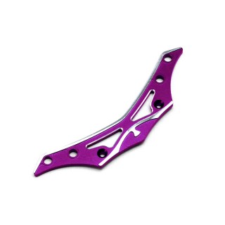 Yokomo Aluminum front bumper brace (Purple) [Y2-P001BA]