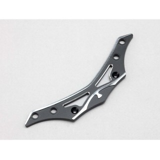 Yokomo Aluminum front bumper brace (Black) [Y2-001BA]