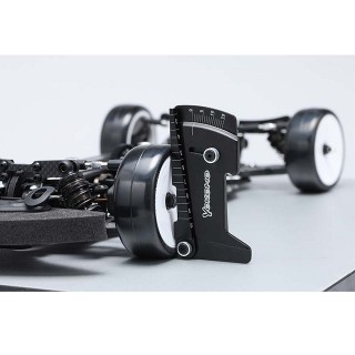 Yokomo Racing Tools_Aluminum Height/Camber Gauge Black [YT-HCGBA]