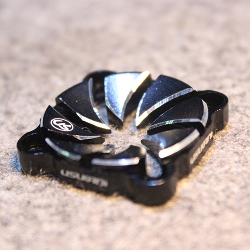 Usukani Aluminium alloy dissilient fan cover 25mm/ 1pc(BLACK) [US-88091-BK]