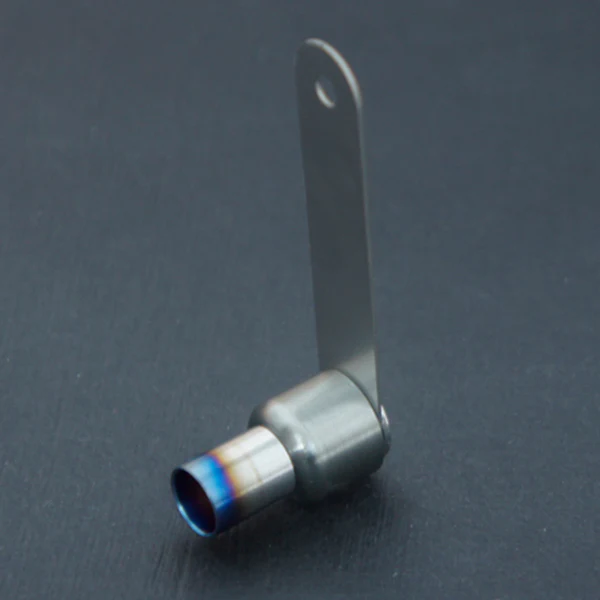 Usukani Stainless Steel Exhaust Pipe For 1/10  (For 3mm LED/Planar) Length:20mm,diameter:F/8mm,R/12mm [US-88513A]
