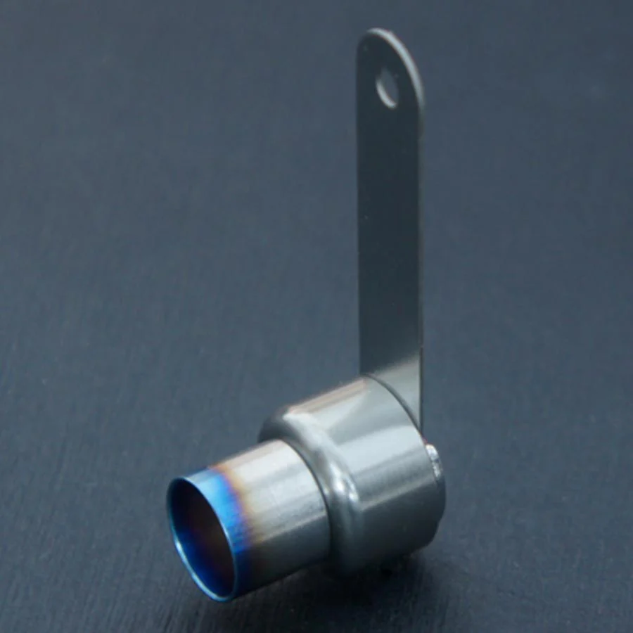 Usukani Stainless Steel Exhaust Pipe For 1/10  (For 5mm LED/Planar) Length:20mm,diameter:F/12mm,R/17mm [US-88524A]
