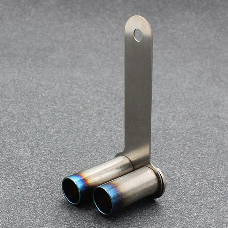Usukani Stainless Steel Exhaust Pipe For 1/10  (For 3mm LED/Planar) Length:21/19mm [US885199B]
