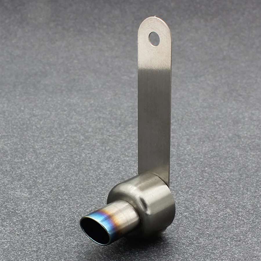 Usukani Stainless Steel Exhaust Pipe For 1/10  (For 3mm LED/Conical) Length:21mm,diameter:F/10mm,R/15mm [US88521A]
