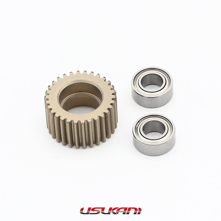 Usukani 7075 AL 18T gear for top shaft /Ceramic Coating/ for NGE [NGE-OP02]