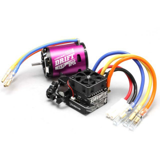 Yokomo Brushless Combo PRO4 Drift Spec BL-PRO4D/S135D (Purple) [BL-P4135DPA]