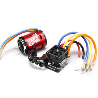 Yokomo Brushless Combo PRO4 Drift Spec BL-PRO4D/S105D (Red) [BL-P4105DRA]