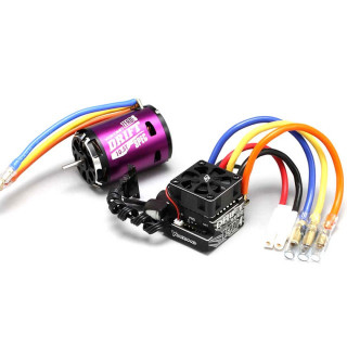 Yokomo Brushless Combo PRO4 Drift Spec BL-PRO4D/S105D (Purple) [BL-P4105DPA]