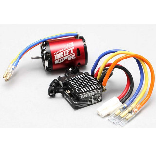 Yokomo Brushless Combo RS4 Drift Spec BL-RS4D/S135D (Red) [BL-R4135DRA]
