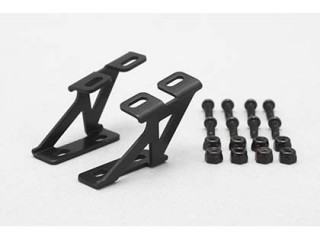 Yokomo Aluminum Wing Stay (Black) [D-057A]