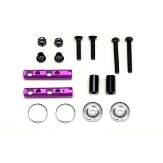 Yokomo Magnetic Rear Body Mount (Purple) [ZS-016MGRP]