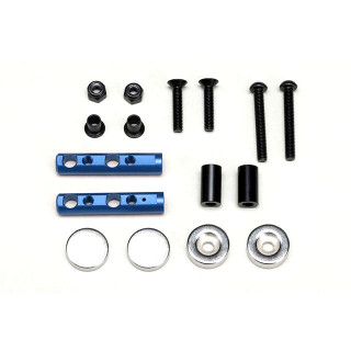 Yokomo Magnetic Rear Body Mount (Blue) [ZS-016MGRBL]