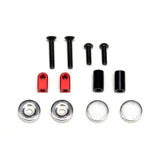 Yokomo Magnetic front body mount (Red) [ZS-016MGFR]