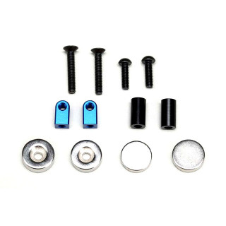 Yokomo Magnetic front body mount (Blue) [ZS-016MGFBL]