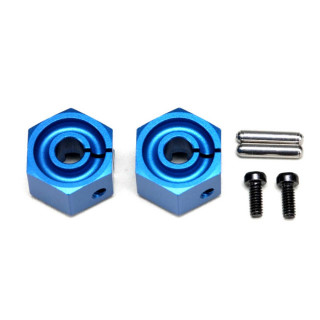 Yokomo 8.0mm Clamped Foil Hub Blue- [Y2-011CBL8]