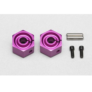 Yokomo 8.0mm Clamped Foil Hub Purple- [Y2-011CP8A]