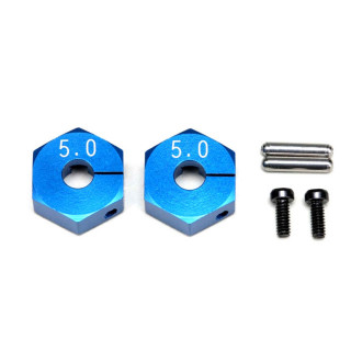 Yokomo 5.0mm Clamped Foil Hub Blue [Y2-011CBL5]