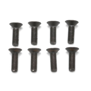 Yokomo 8 M2.5 x 8mm FH socket screws [ZC-F258A]