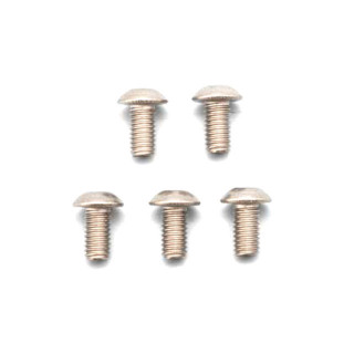 Yokomo 5 M3x6mm BHS screws titanium hexagonal hole [ZC-BH36TA]