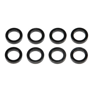 Yokomo φ4xφ6x1.0mm Aluminum Shim 8 pieces (black) [ZC-A4610BA]