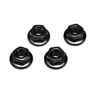Yokomo Steel M3 flange nut (4 pieces) [ZC-N3FS]