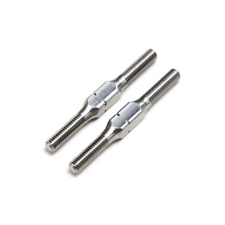 Yokomo 33mm titanium turnbuckles (2 pieces) [ZC-TB33T]